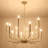 Dilnoza 12 - Light Iron Dimmable Chandelier-1077373712