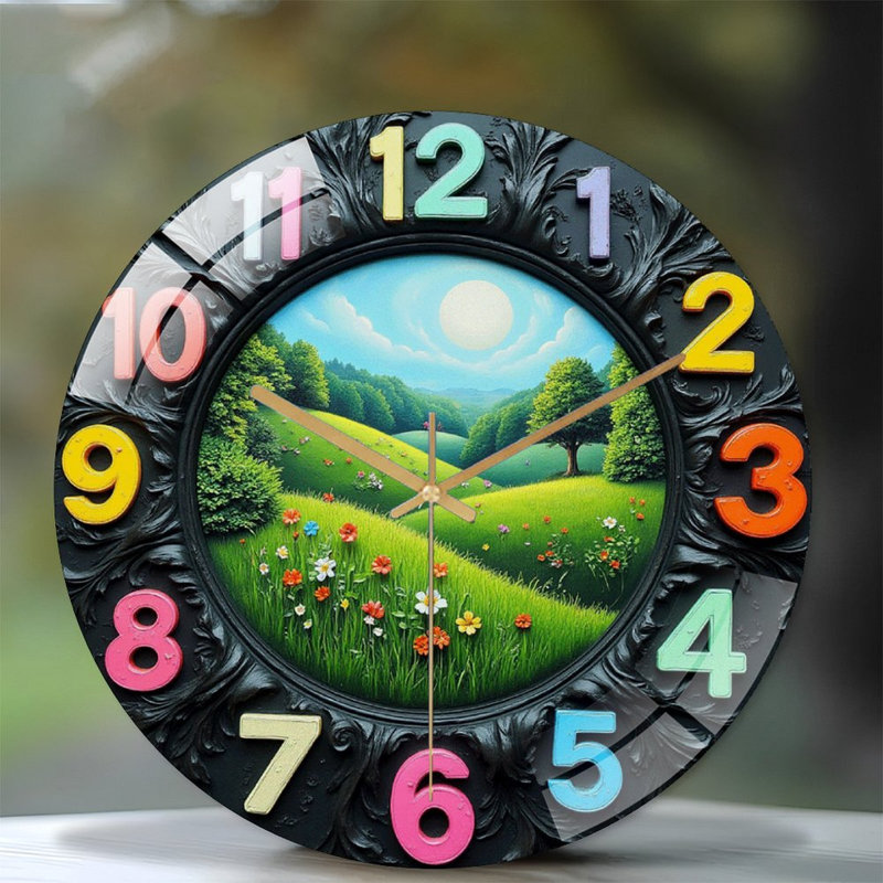 Horloge murale 12 po