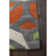 Inhabit Designer Ivory/Orange Area Rug