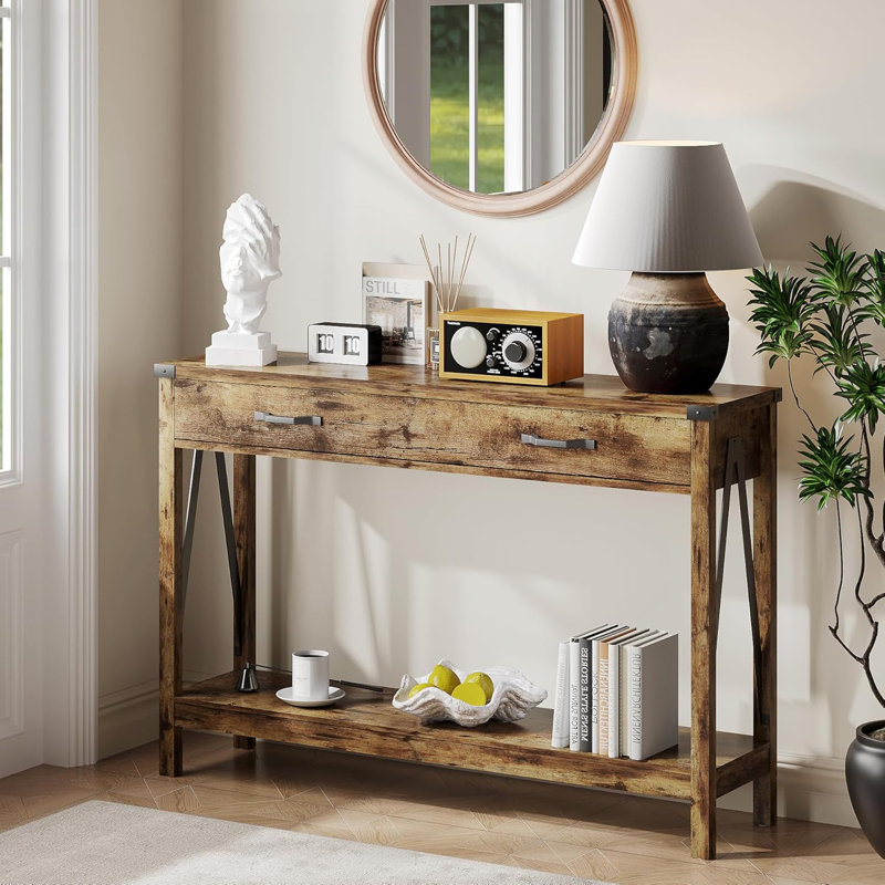 Table de ferme avec tiroirs Farmhouse