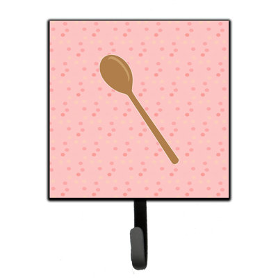 Organisateur de clé murale cuillère en bois avec crochets clés Ulu