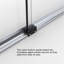 Porte de douche sans cadre H 44 po x H 72 po Celesta-14171011-17243225