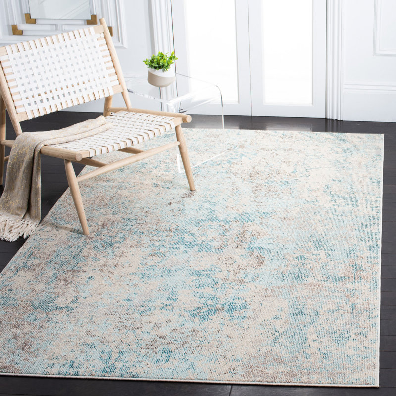 Yedidalga Performance Abstract Rug, Rectangle 6' x 9'