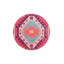 Tapis décoratif lavable à la machine à motif multicolore rose-1704212133