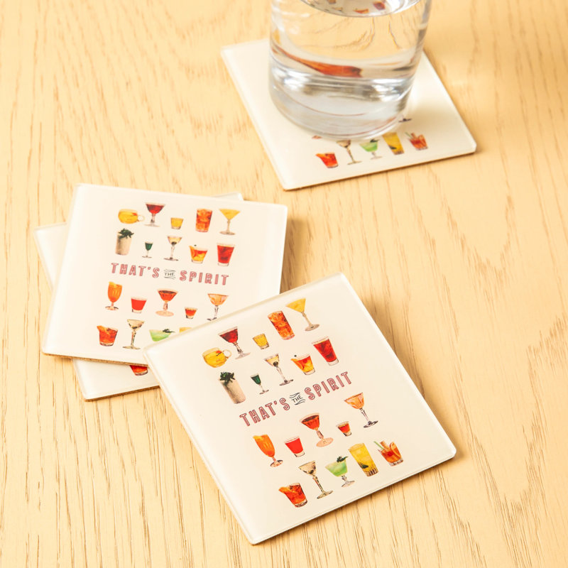 Ensemble de sous-verres en acrylique Tyler Varsell