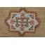 Tapis brun nouvel âge en laine 3 pi 3 po x 4 pi 9 po Montrice