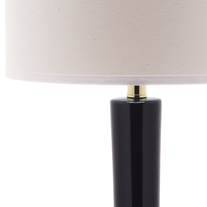 Amoure Ceramic Table Lamp, Navy