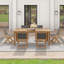 Alanson 78.74'' Rectangular 7 - Person Outdoor Dining Set-864924897