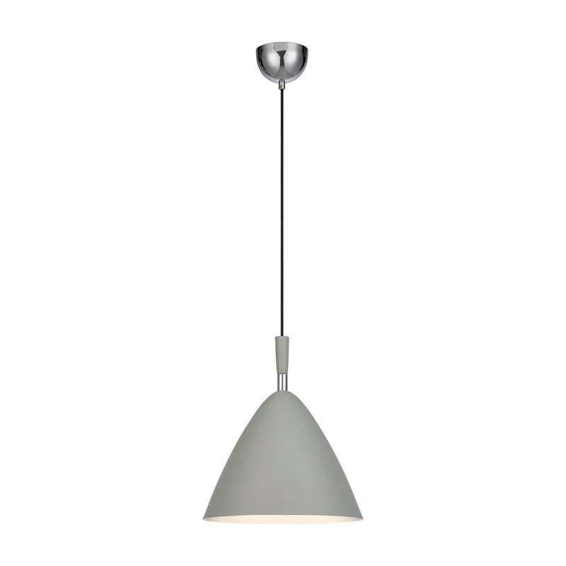 Manalapan 1 - Light Single Pendant, Grey/Chrome