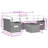 Vidaxl Garden Sofa Set Grey, Dark Grey