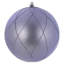 The Holiday Aisle® 6 "Lilas Matt Glit Swirl Ball 3Bx