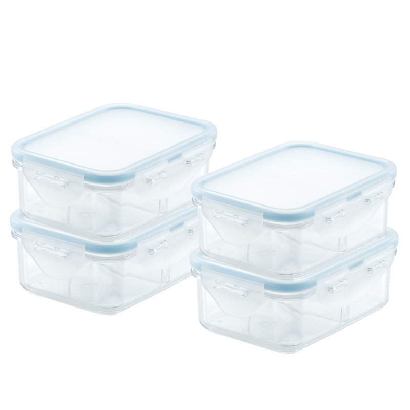 Purely Better™ Food Storage - Set of 4 Containers and 4 Lids