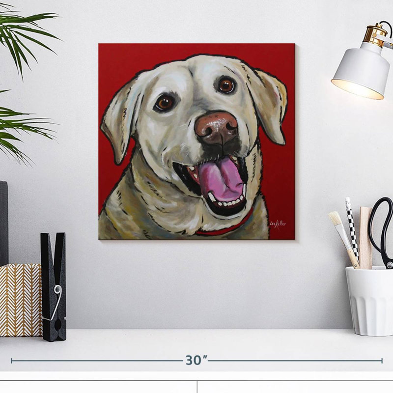 Crowle Lab Marley Labrador, 16" H x 16" W