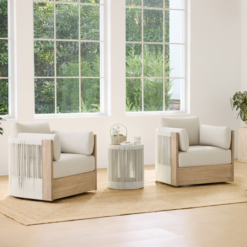 Fauteuil pivotant rembourré
