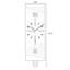 Horloges murales noires rectangulaires-833543845
