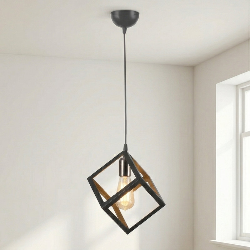 Luminaire suspendu géométrique 1 lumière Yasminda