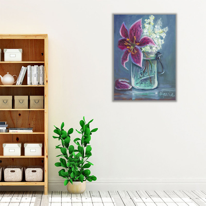 «Summer Bouquet II», reproduction d'art sur toile, H 24 po x l 18 po