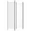 vidaXL 4-Panel Room Divider White 78.7"x78.7" Fabric-94826623-88446023-88446018