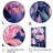 " Pink Blue Iris Petals II "-760560824-760560825