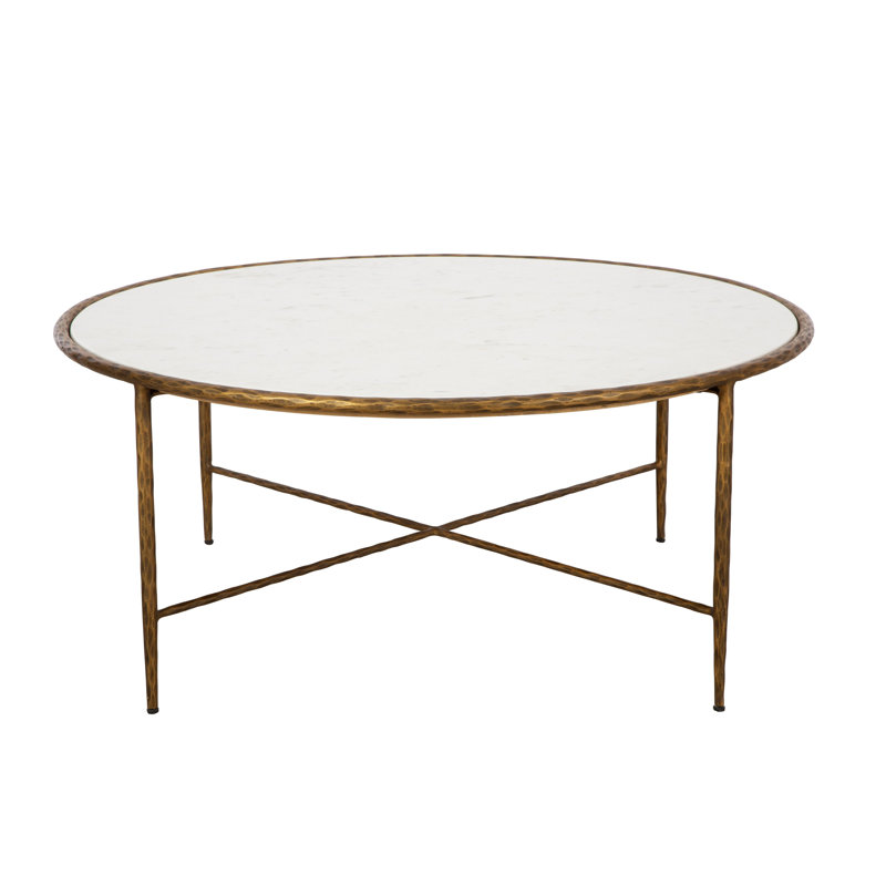 Onier Iron Coffee Table, Gold