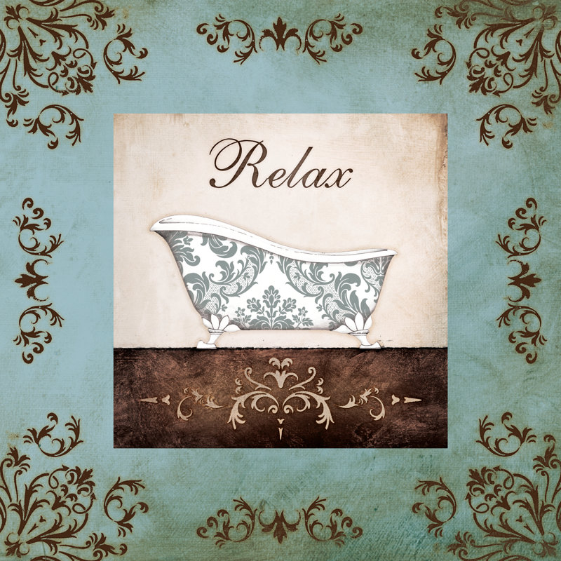 Bath Tub I - Wrapped Canvas Painting, 76cm H x 76cm W x 3.8cm D