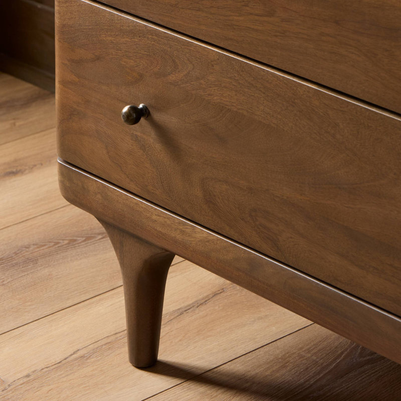 Eldrin 6 Drawer Dresser-Warm Brown Mango