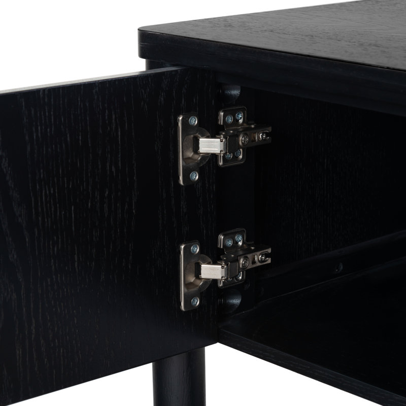Jaylessa TV Stand, Black