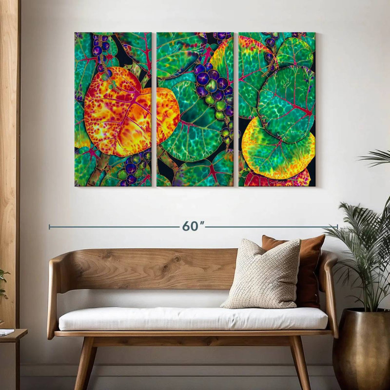 Harnek Seagrape, 32" H x 50" W
