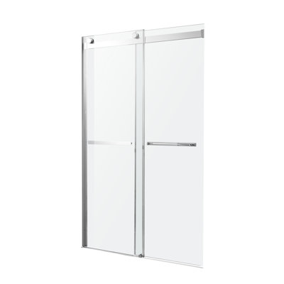 Kahn 60" W x 76" H Double Sliding Frameless Shower Door