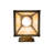 Yerger Brass Wall Light
