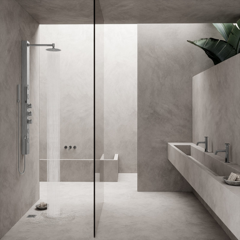 VIGO Elan Square Shower Drain, Chrome
