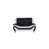 Similicuir blanc / noir est en rupture de stock