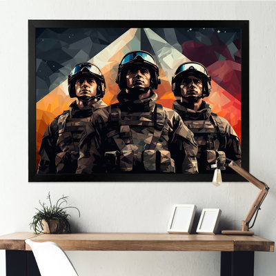 Military Precision Soldiers - Military Wall Art