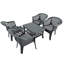 Savona Coffee Table with 4  Chairs
