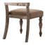 Couple de chaises de salle à manger Driftwood Finish Script