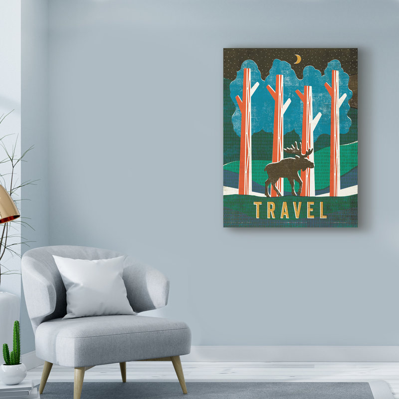 Art sur toile «Big Sky III» de Katarina, H 19 po x l 14 po x P 2 po