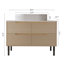Meuble-lavabo moderne avec lavabo, meuble-lavabo sur pied ou mural