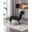 Chaise de salon en velours sans accoudoirs-118445415