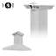 48" 400 CFM Ducted Island Range Hood in Stainless Steel