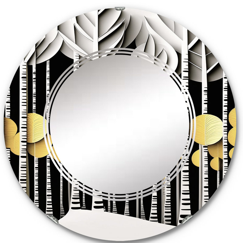 Miroir mural Wintrud, 24 po x 24 po