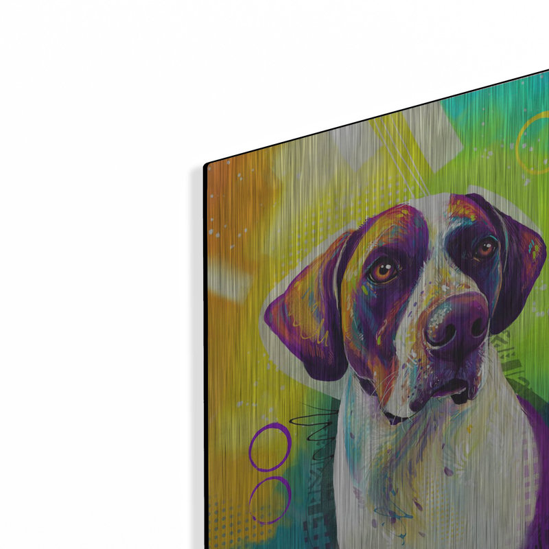 «Pop Art German Shorthaired Pointer 2» par Furbaby Affiliates, H 16 po x l 12 po
