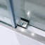 Porte de douche coulissante simple semi-cadre, 56-60 /