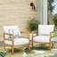 Eldridge Acacia Outdoor Lounge Chair