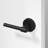 Zen Single Dummy Door Lever Modern Concealed Design Non-Turning for (Closet, Pantry or Hallway) – Sleek Minimalist Style in Matte Black-114645579
