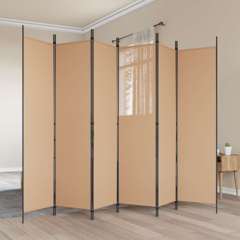200 cm H Iron Folding Room Divider, 6