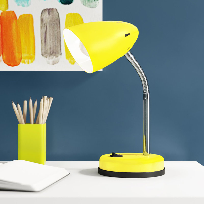 Strother Metal Desk Lamp, Yellow