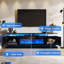 Unfinished TV Stand Fireplace for TVs up to 70" with Fireplace Included