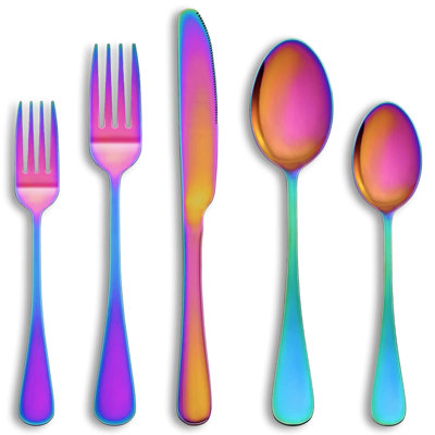 40-Piece Stainless Steel Flatware Set Service for 8