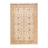 Classic One-of-a-Kind 4' 2" X 6' 3" Hand Knotted Area Rug