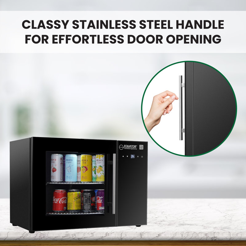 25in COUNTERTOP Beverage Refrigerator 40 Cans Touch Control 110V